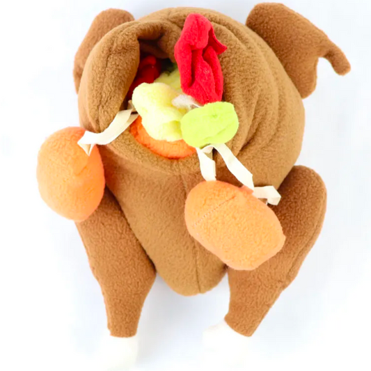 Roast chicken snuffle toy - Home Alone Dog Toys